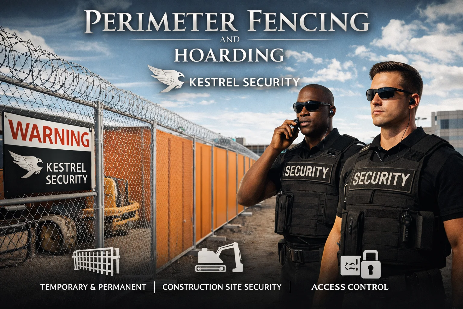 Perimeter Fencing & Hoarding Installation Services by Kestrel